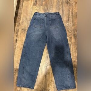 COMMENSE women’s barrel DENIM jeans. NWT.   SIZE Large